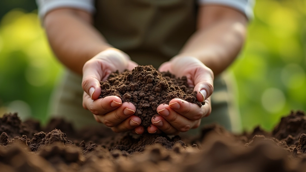 Colorful crop rotation diagram showing four year cycle with different plant families in each section